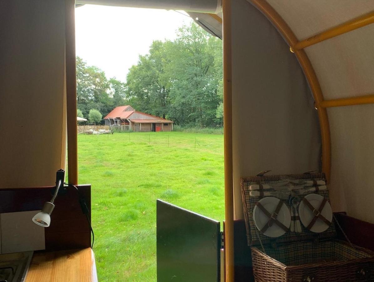 Huifkar In Landelijke Omgeving De Mersken 9 Ureterp 외부 사진